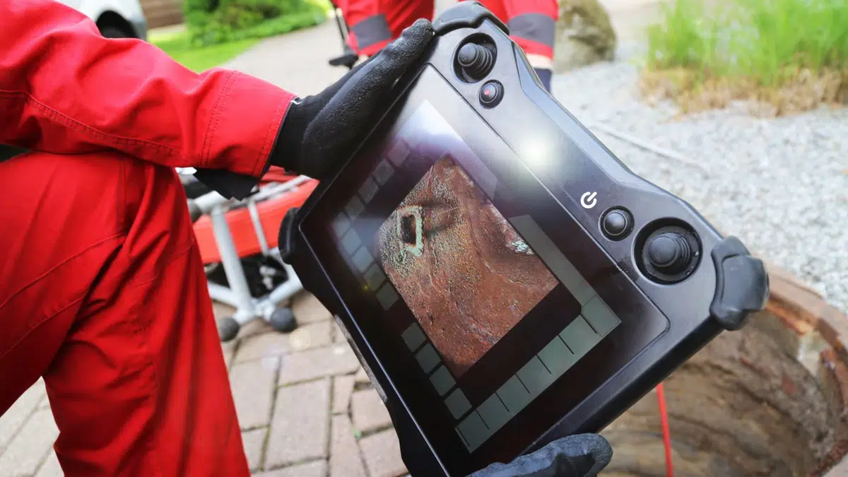 Leak detection equipment checking a wall, slab, or pipe opening for Leak Detection in Bellflower, CA