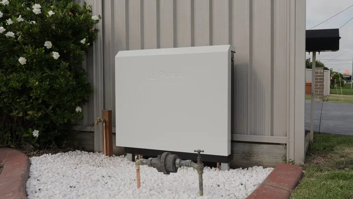 Whole-home filtration equipment installed near the main water supply for Water Filtration Installation in Bellflower, CA